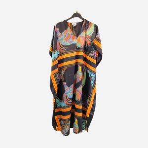 Vintage Kaftan - Pheasant print